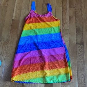Popular Sports Rainbow Dress Cover Up